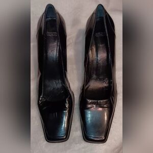 Coach Shiny Black Women's Heels